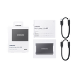 Samsung T7 500GB PCIe NVMe USB 3.2 Gen 2 Portable SSD (Titan Gray) — Being Shipped