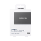 Samsung T7 500GB PCIe NVMe USB 3.2 Gen 2 Portable SSD (Titan Gray) — Being Shipped
