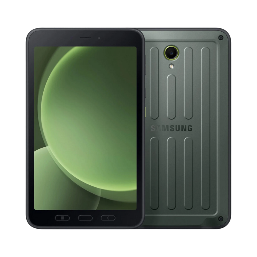 Samsung Galaxy Tab Active5 8" Android Tablet, Exynos 1380, 6GB RAM, 128GB SSD (Wi-Fi + 5G LTE, Dark Green) — Being Shipped