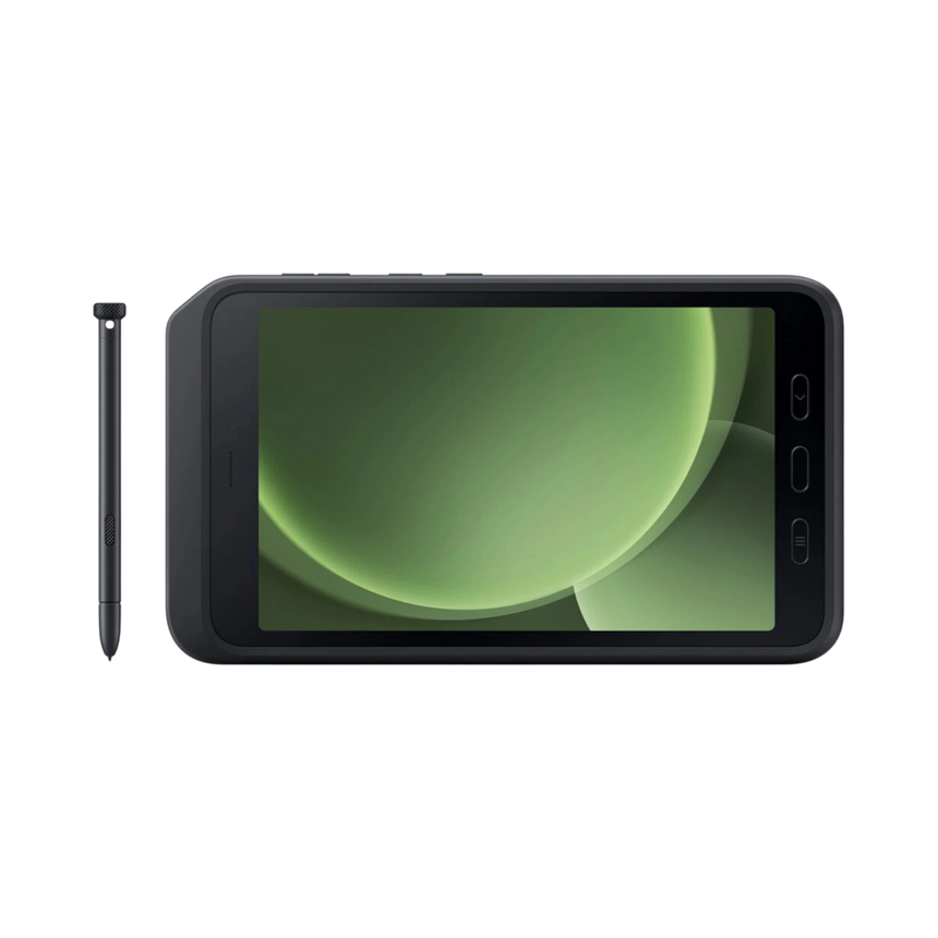 Samsung Galaxy Tab Active5 8" Android Tablet, Exynos 1380, 6GB RAM, 128GB SSD (Wi-Fi + 5G LTE, Dark Green) — Being Shipped