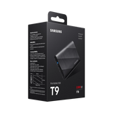Samsung T9 1TB USB-C 3.2 Gen 2x2 Rubber Portable SSD (Black) — Being Shipped