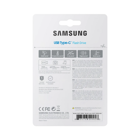Samsung 256GB USB-C 3.2 Gen 1 Flash Drive (Blue) — Being Shipped