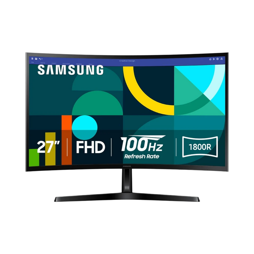 Samsung Essential S36GD Series 27" 16:9 100Hz FHD VA Curved Computer Monitor — Being Shipped