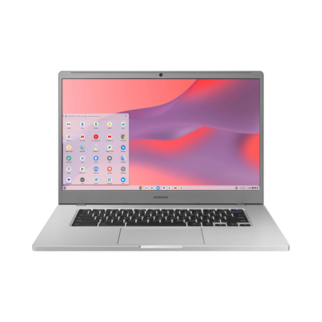 Samsung Chromebook 4+ 15.6" Laptop, Intel Celeron N4020, 4GB RAM, 64GB eMMC (Platinum Titan) — Being Shipped