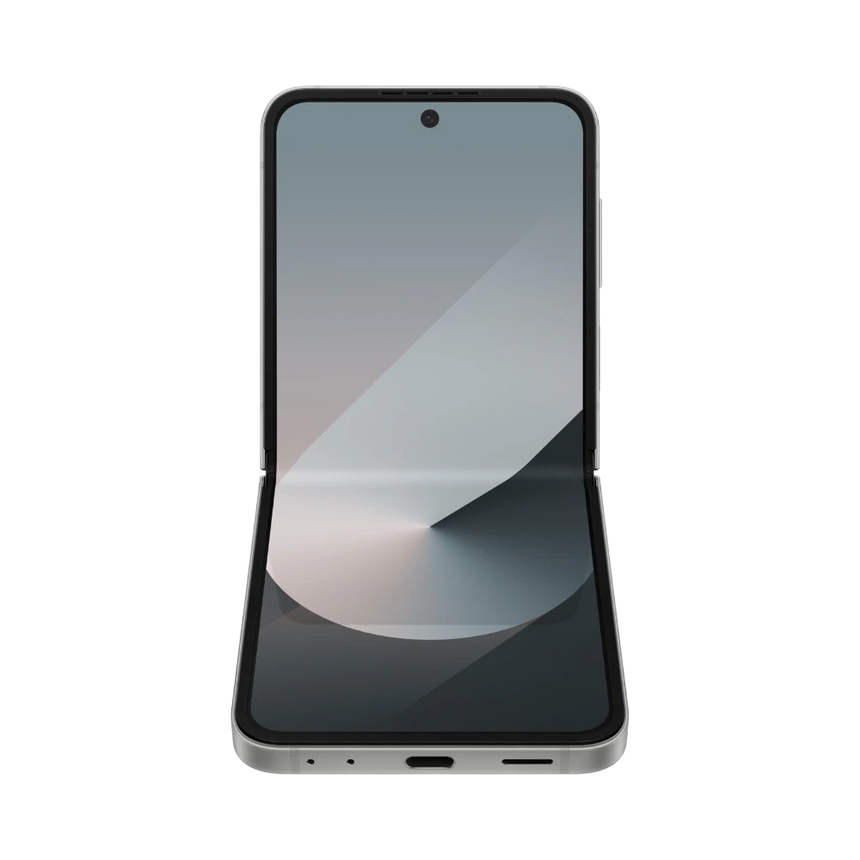 Samsung Galaxy Z Flip6 Smartphone, Qualcomm Snapdragon 8, 12GB RAM, 256GB Storage (Unlocked, Silver Shadow) — Being Shipped