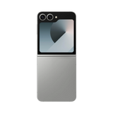 Samsung Galaxy Z Flip6 Smartphone, Qualcomm Snapdragon 8, 12GB RAM, 256GB Storage (Unlocked, Silver Shadow) — Being Shipped