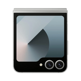 Samsung Galaxy Z Flip6 Smartphone, Qualcomm Snapdragon 8, 12GB RAM, 256GB Storage (Unlocked, Silver Shadow) — Being Shipped