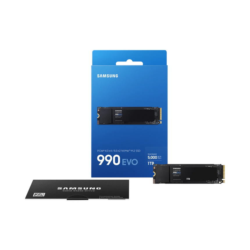 Samsung 990 EVO 1TB  M.2 2280 PCIe 4.0 x4 / 5.0 x2 Internal SSD — Being Shipped
