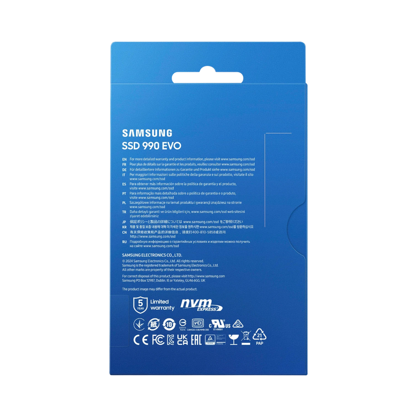 Samsung 990 EVO 1TB  M.2 2280 PCIe 4.0 x4 / 5.0 x2 Internal SSD — Being Shipped