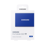 Samsung T7 2TB PCIe NVMe Portable SSD (Indigo Blue) — Being Shipped