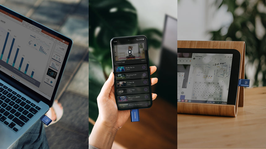 Samsung 128GB USB-C 3.2 Gen 1 Flash Drive (Blue) — Being Shipped