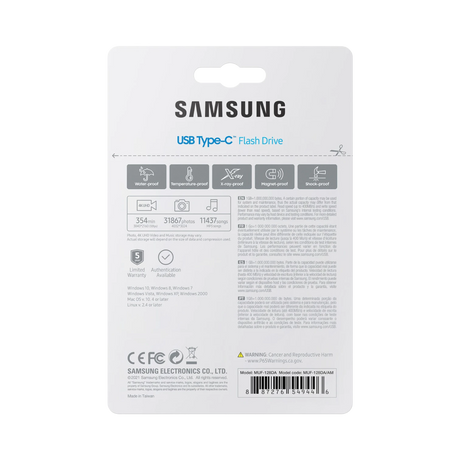 Samsung 128GB USB-C 3.2 Gen 1 Flash Drive (Blue) — Being Shipped
