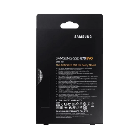 Samsung 870 EVO 1TB 2.5" V-NAND SATA 6 Gb/s Internal SSD — Being Shipped