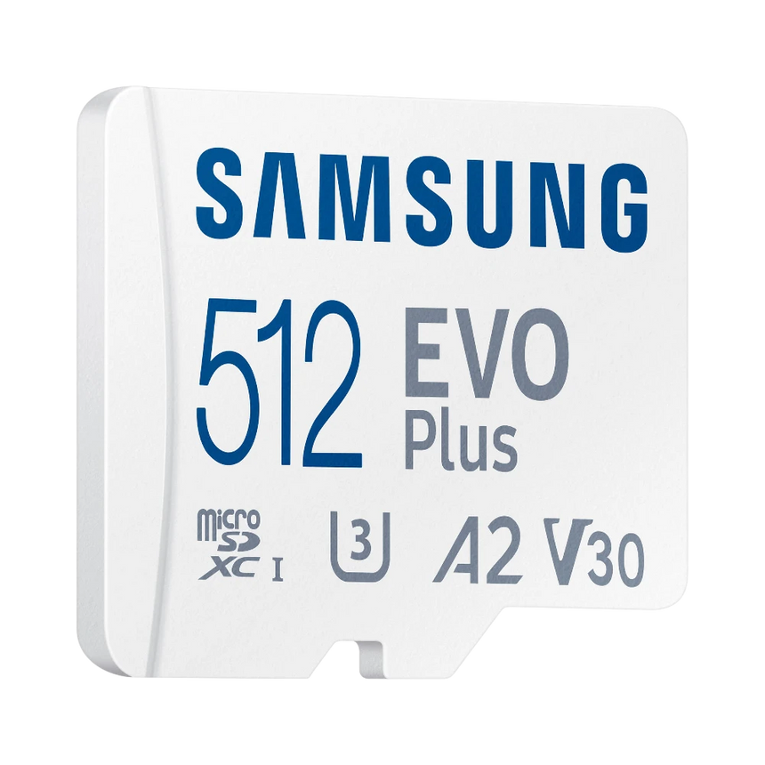 Samsung EVO Plus 512GB UHS-I microSDXC Memory Card with SD Adapter — Being Shipped