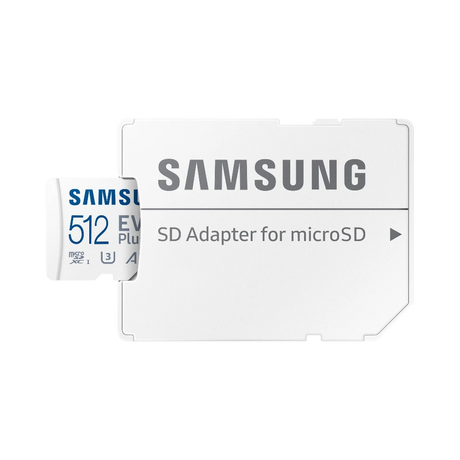 Samsung EVO Plus 512GB UHS-I microSDXC Memory Card with SD Adapter — Being Shipped