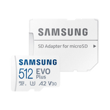 Samsung EVO Plus 512GB UHS-I microSDXC Memory Card with SD Adapter — Being Shipped