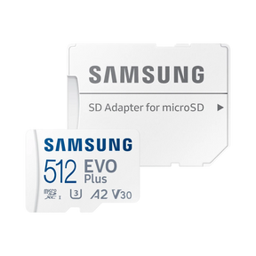 Samsung EVO Plus 512GB UHS-I microSDXC Memory Card with SD Adapter — Being Shipped