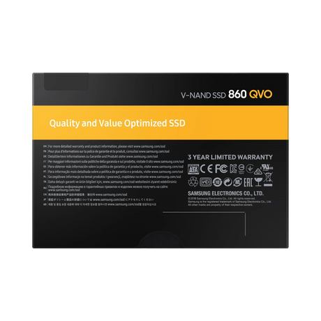 Samsung 860 QVO 1TB 2.5" V-NAND 4bit SATA 6 Gb/s SSD — Being Shipped