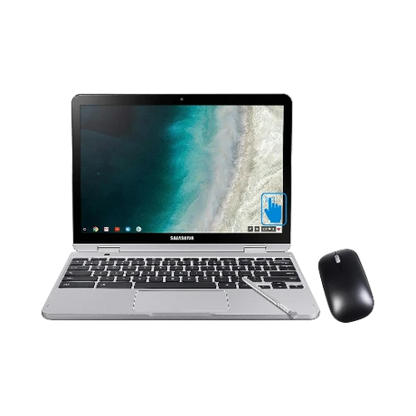 Samsung Chromebook Plus 12.2" 2-in-1 Touchscreen Laptop, Intel Celeron 3965Y, 4GB RAM, 64GB eMMC — Being Shipped