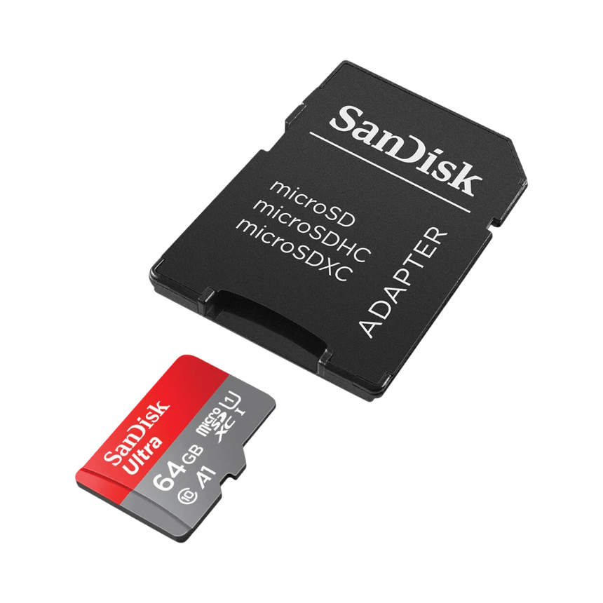 SanDisk Ultra 64GB UHS-I microSDXC Memory Card with SD Adapter — Being Shipped