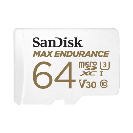SanDisk MAX ENDURANCE 64GB UHS-I microSDXC Memory Card with SD Adapter — Being Shipped