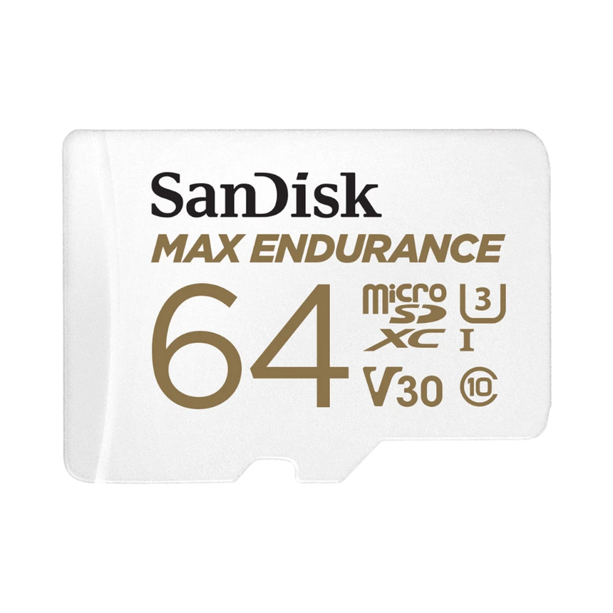 SanDisk MAX ENDURANCE 64GB UHS-I microSDXC Memory Card with SD Adapter — Being Shipped