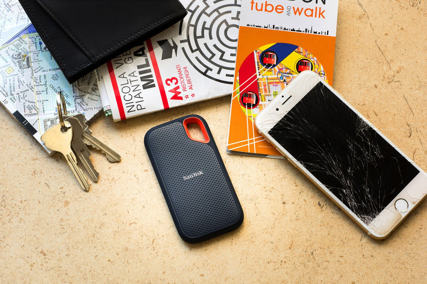 SanDisk Extreme Portable V2 1TB USB-C 3.1 1050 MB/s Portable SSD (Black) — Being Shipped