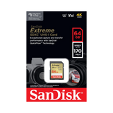 SanDisk Extreme 64GB UHS-I SDXC 170 MB/s Memory Card — Being Shipped