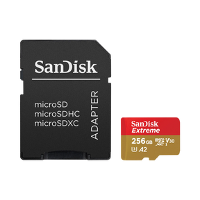SanDisk Extreme 256GB UHS-I microSDXC Memory Card with SD Adapter — Being Shipped