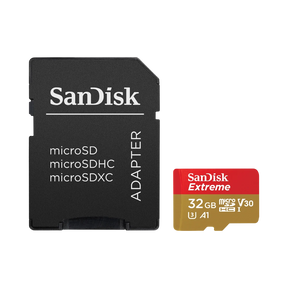 SanDisk Extreme 32GB UHS-I microSDHC Memory Card with SD Adapter — Being Shipped