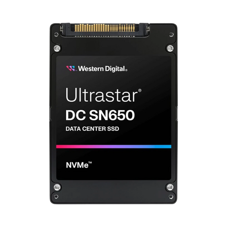 Western Digital Ultrastar DC SN650 7.68TB U.3 15mm PCIe Gen4 NVMe 1.4b — Being Shipped