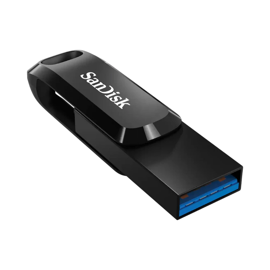 SanDisk Ultra Dual Drive Go 128GB USB 3.2 2-in-1 Flash Drive (Black) — Being Shipped