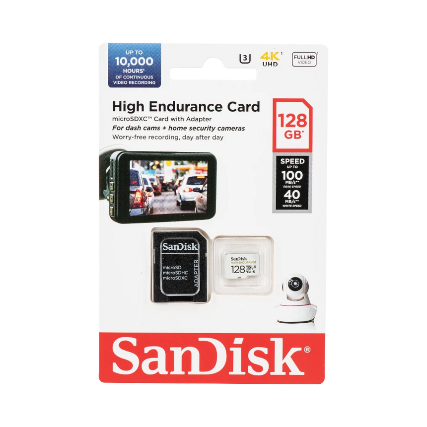 SanDisk High Endurance 128GB UHS-I microSDXC Memory Card with SD Adapter — Being Shipped