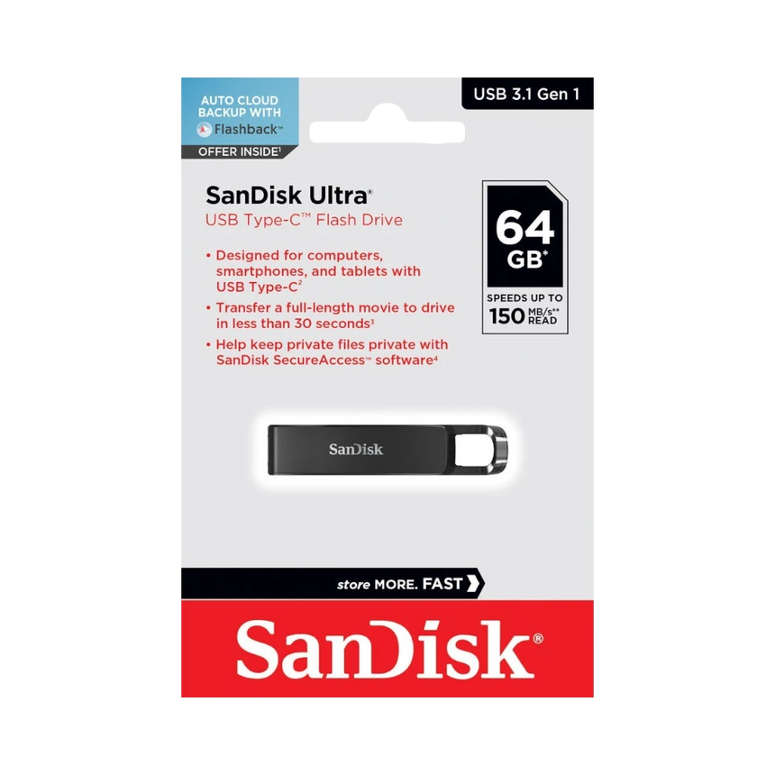 SanDisk Ultra 64GB USB Type-C Flash Drive — Being Shipped