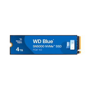 Western Digital Blue SN5000 4TB M.2 2280 Up to 5,500 MB/s NVMe PCIe Gen 4.0 Internal SSD — Being Shipped