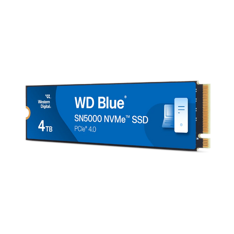 Western Digital Blue SN5000 4TB M.2 2280 Up to 5,500 MB/s NVMe PCIe Gen 4.0 Internal SSD — Being Shipped