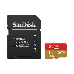 SanDisk Extreme 1TB UHS-I microSDXC Memory Card with SD Adapter — Being Shipped