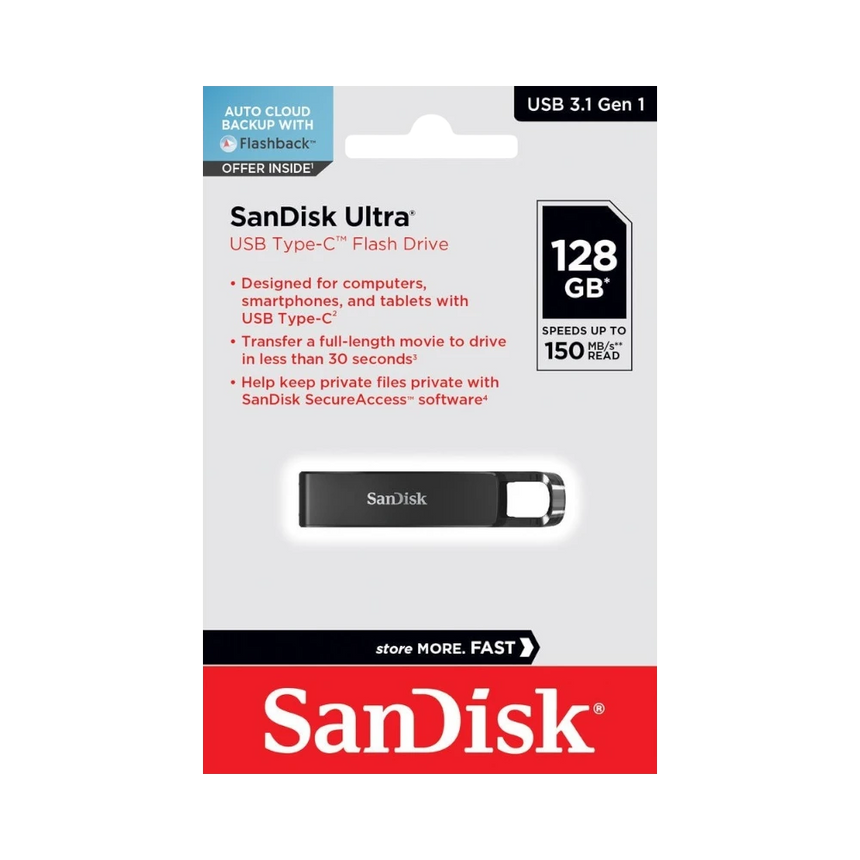 SanDisk Ultra 128GB USB Type-C Flash Drive — Being Shipped