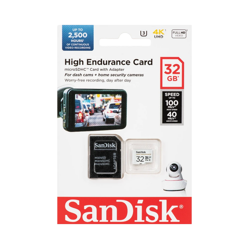 SanDisk High Endurance 32GB UHS-I microSDHC Memory Card with SD Adapter — Being Shipped