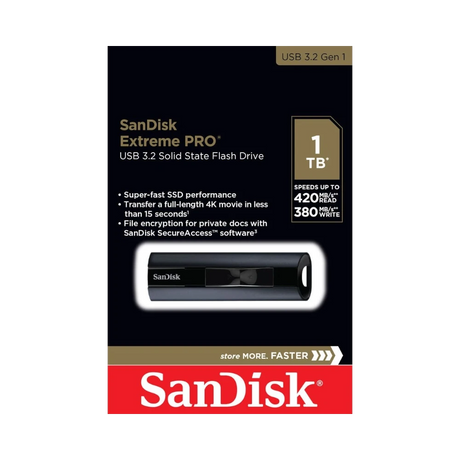 SanDisk Extreme Pro 1TB USB 3.2 SSD Flash Drive — Being Shipped