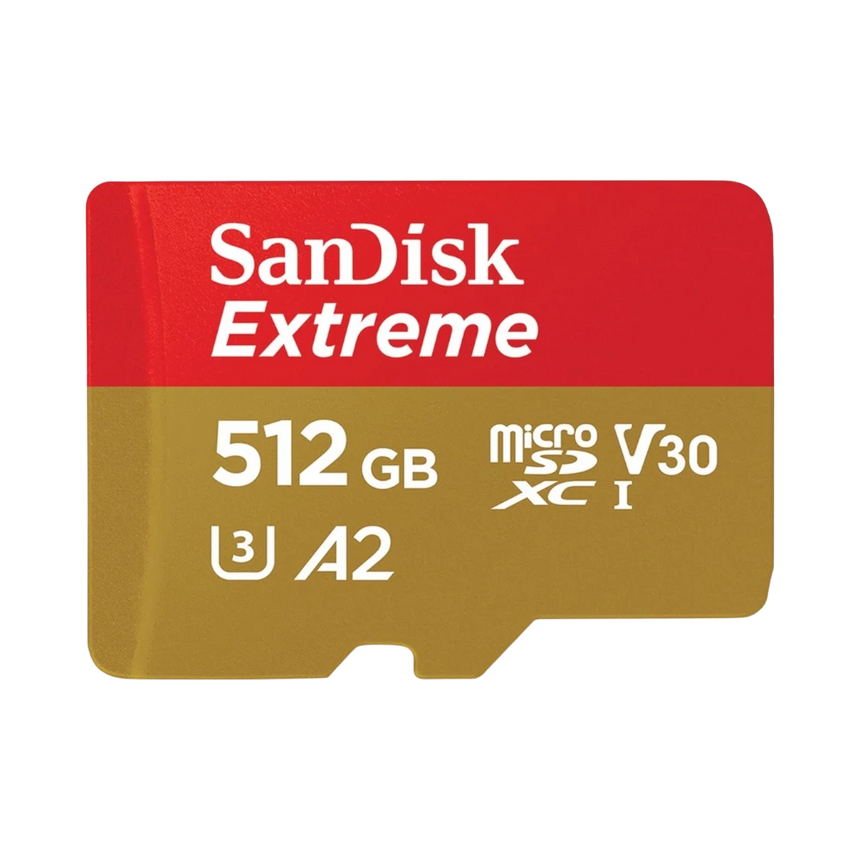 SanDisk Extreme 512GB UHS-I microSDXC Memory Card with SD Adapter — Being Shipped