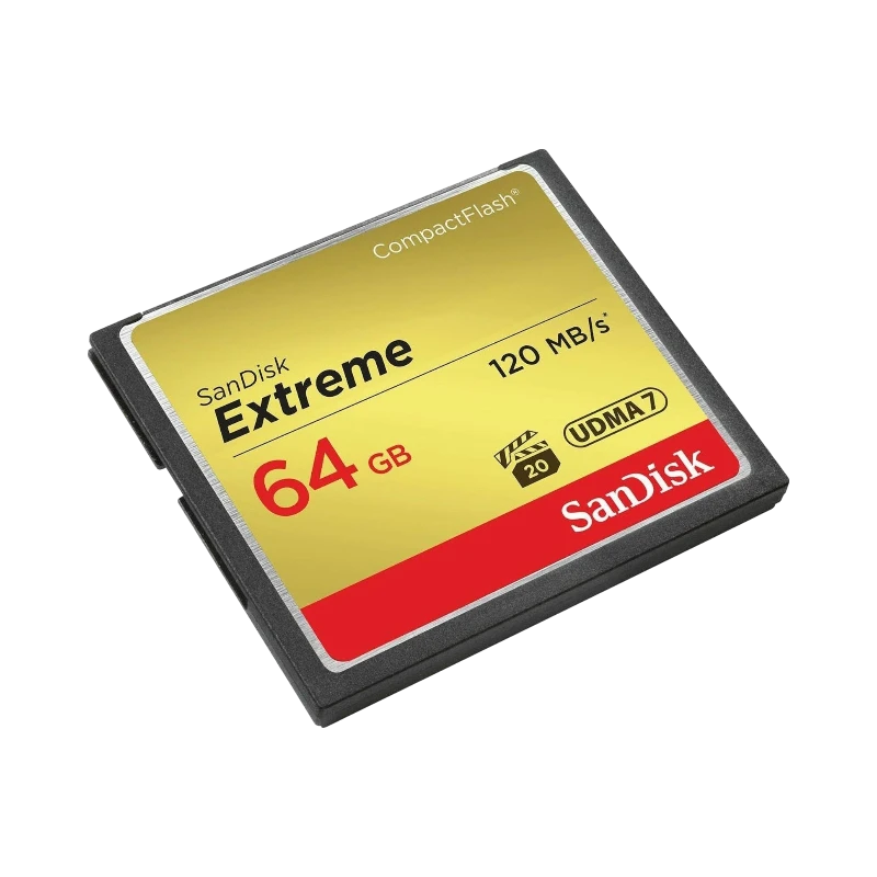 SanDisk Extreme CompactFlash 64GB 120MB/s Memory Card — Being Shipped