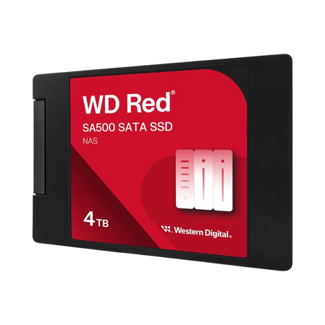 Western Digital Red SA500 4TB 2.5" 7mm NAS SATA 6Gb/s Internal SSD — Being Shipped
