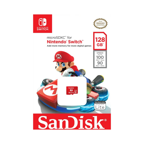 SanDisk 128GB UHS-I microSDXC Memory Card for the Nintendo Switch — Being Shipped