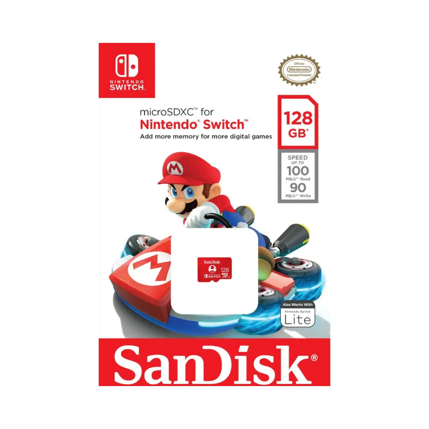 SanDisk 128GB UHS-I microSDXC Memory Card for the Nintendo Switch — Being Shipped