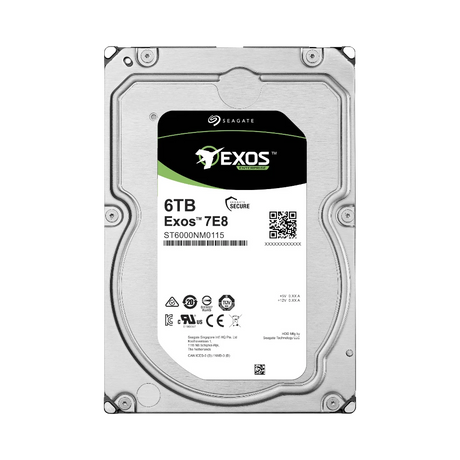 Seagate Exos 7E8 512e 6TB 3.5" 7200RPM SATA III 6 Gb/s Internal HDD — Being Shipped