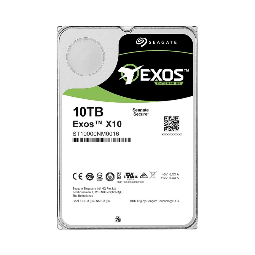 Seagate Exos 10TB 3.5" 7200RPM SATA 6 Gb/s Internal Enterprise HDD — Being Shipped