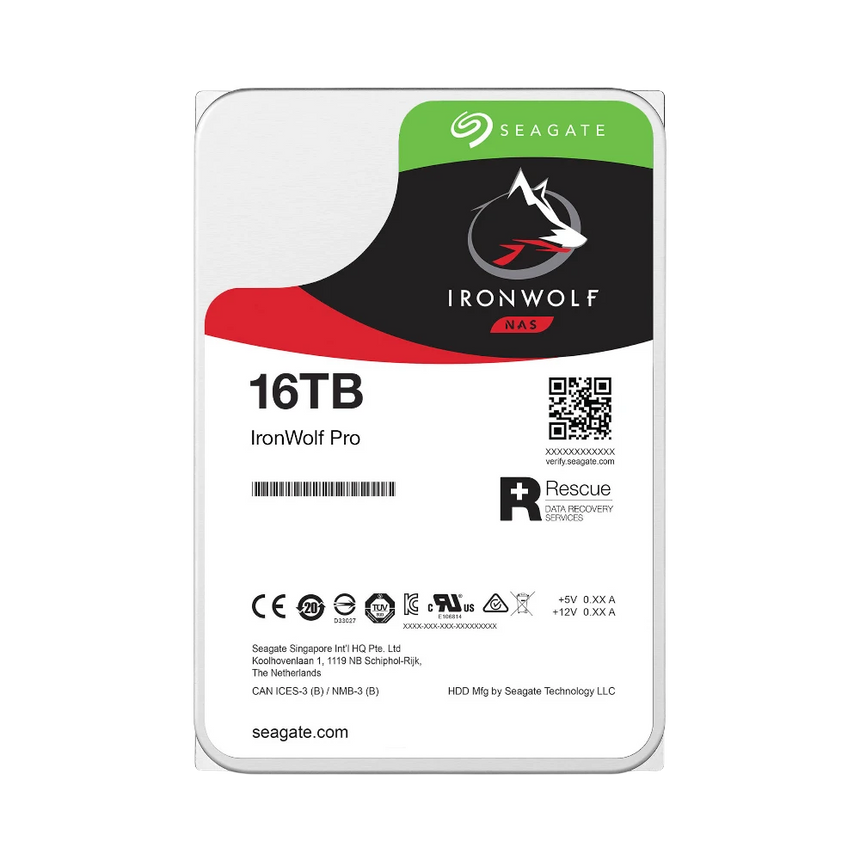 Seagate IronWolf Pro 16TB 3.5" 7200RPM SATA III Internal NAS HDD — Being Shipped