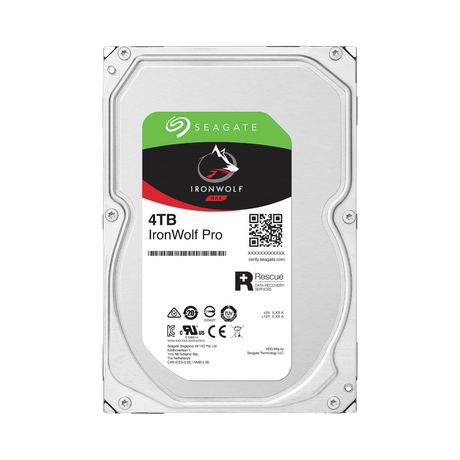Seagate IronWolf Pro 4TB 3.5" 7200RPM SATA III Internal NAS HDD — Being Shipped