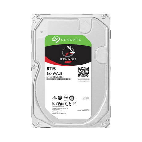 Seagate IronWolf 8TB 3.5" 7200RPM SATA III Internal NAS HDD — Being Shipped